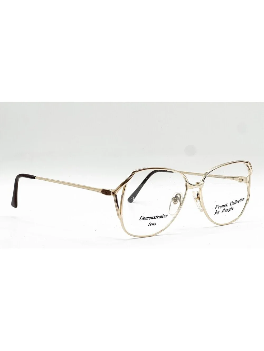 Benglo B.G. Parisan Gold Brown Authentic Eyeglasses 52-14-145